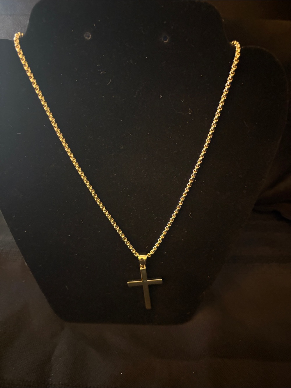 Gold Cross Pendant Necklace - Men’s Jewelry